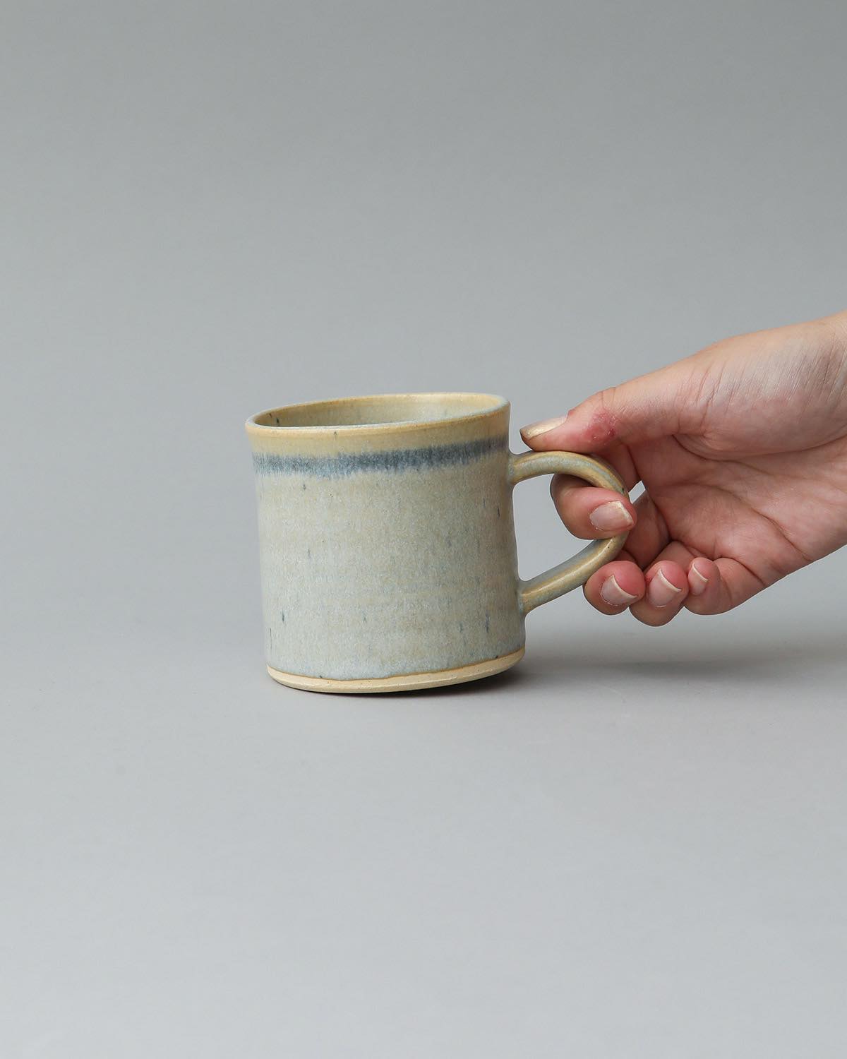 COBALT CRYSTALLINE GLAZE MUG M