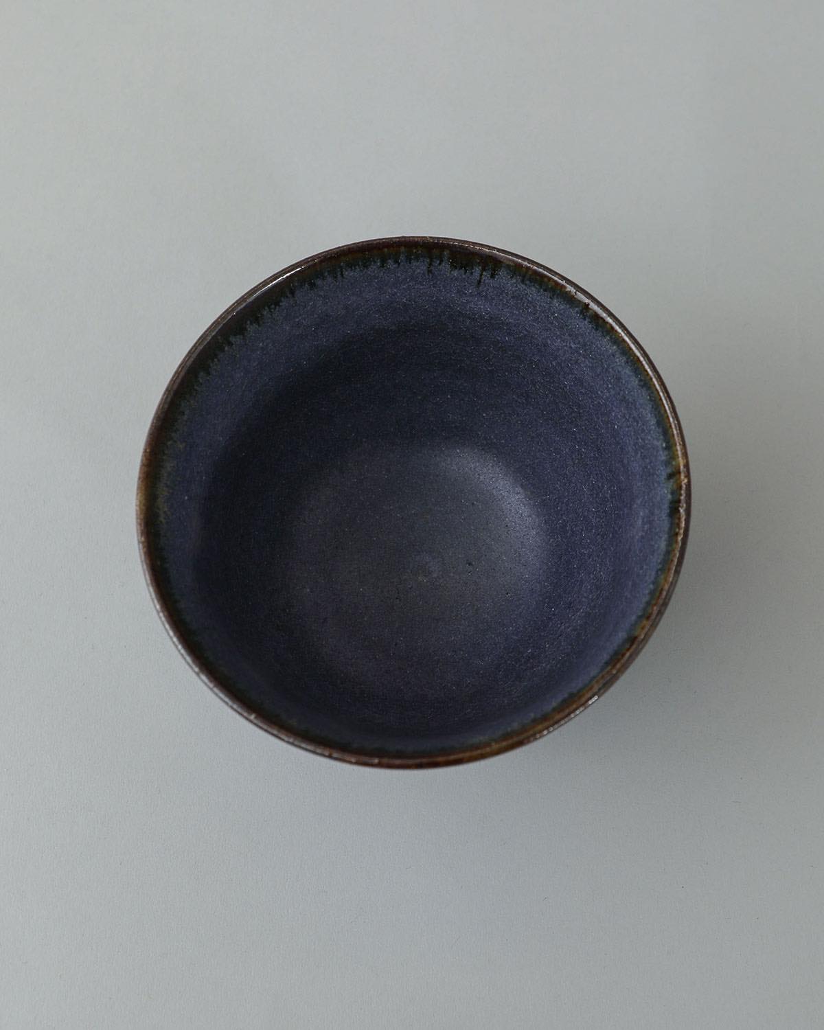 COBALT GLAZE CAFE AU LAIT BOWL L