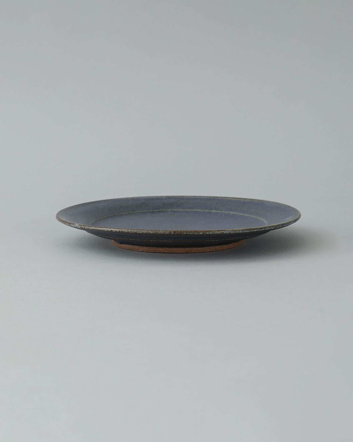 COBALT GLAZE RIM PLATE M