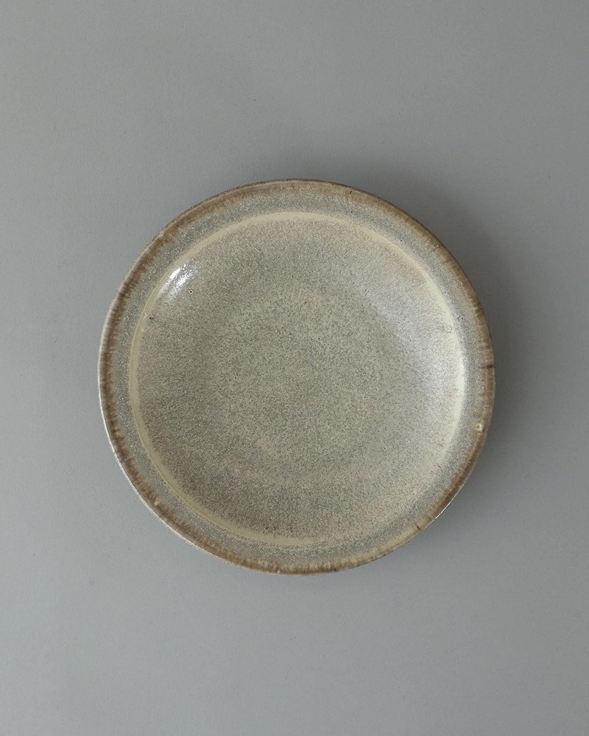 COPPER CRYSTALLINE GLAZE SHALLOW DISH