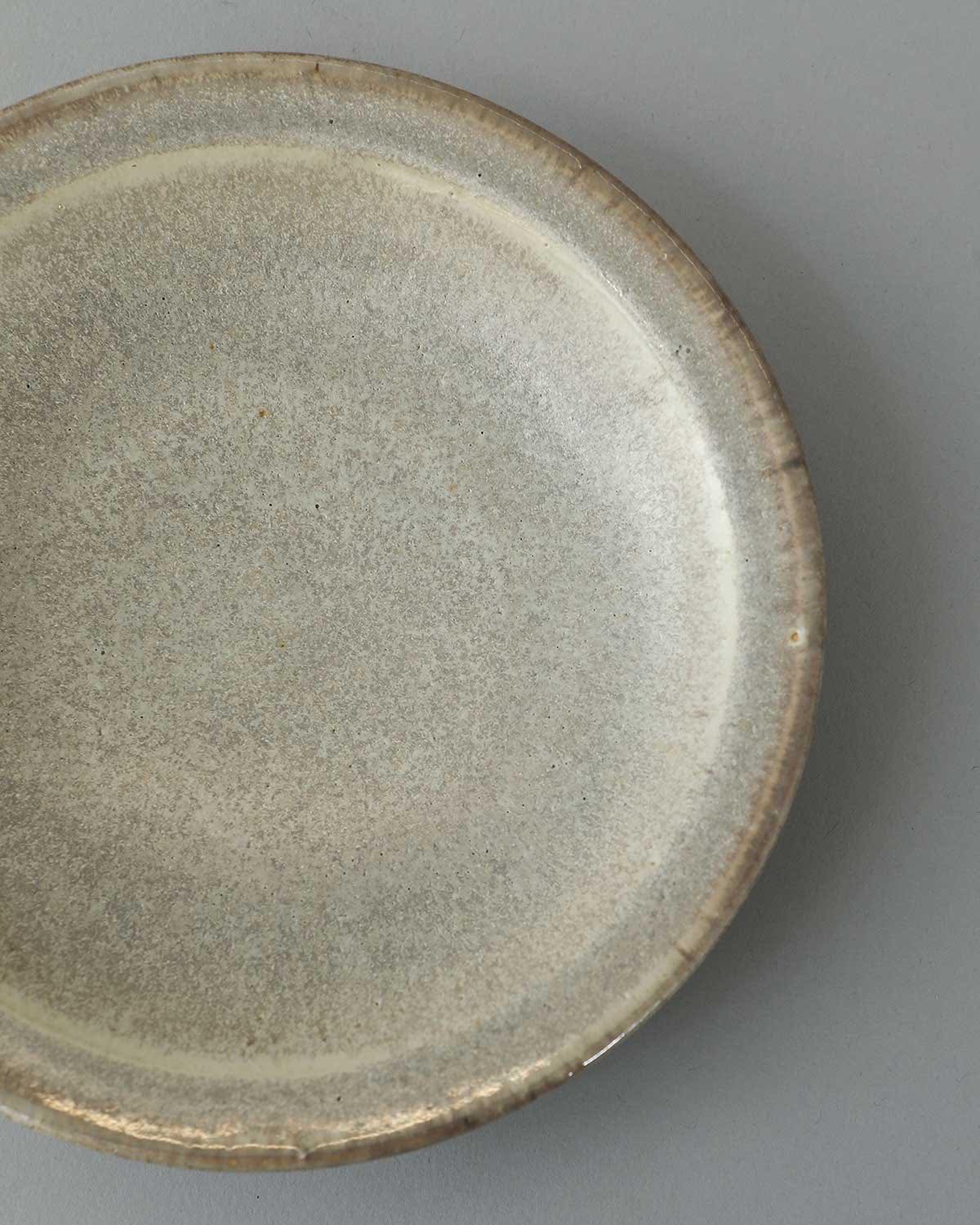 COPPER CRYSTALLINE GLAZE SHALLOW DISH