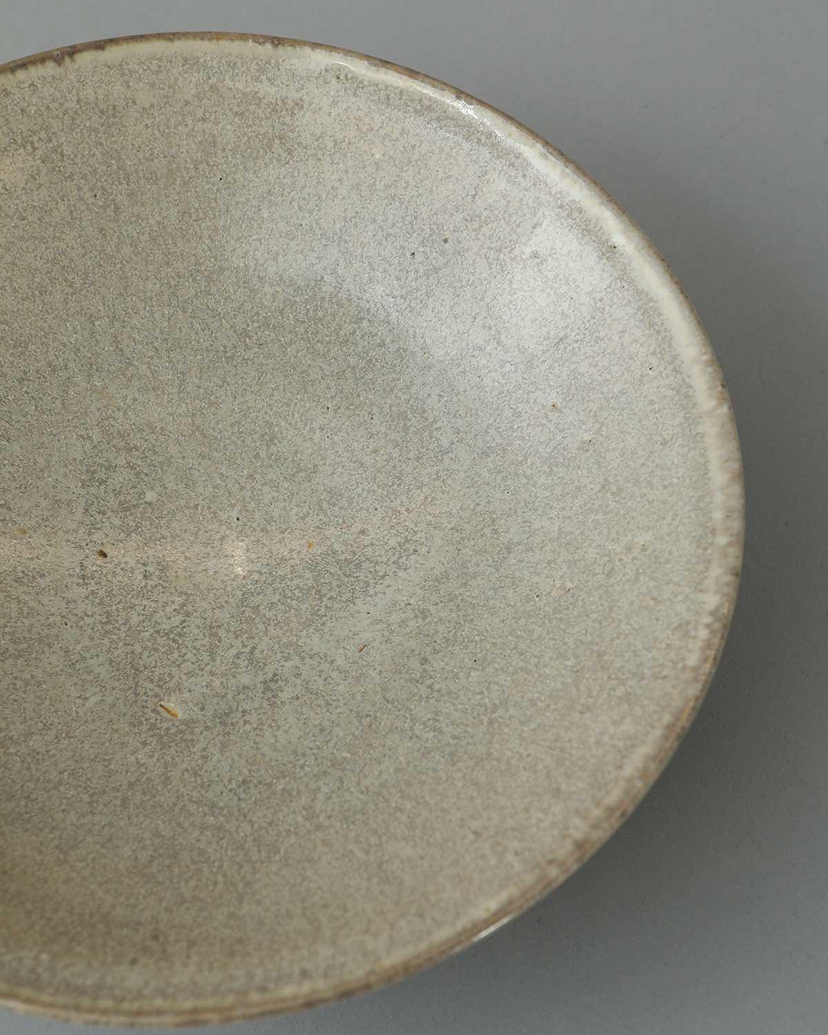 COPPER CRYSTALLINE GLAZE SHALLOW DISH