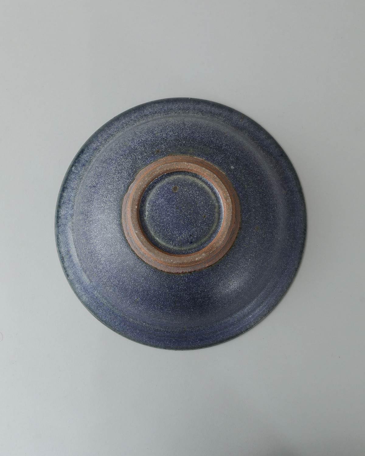 COBALT GLAZE A RIM BOWL