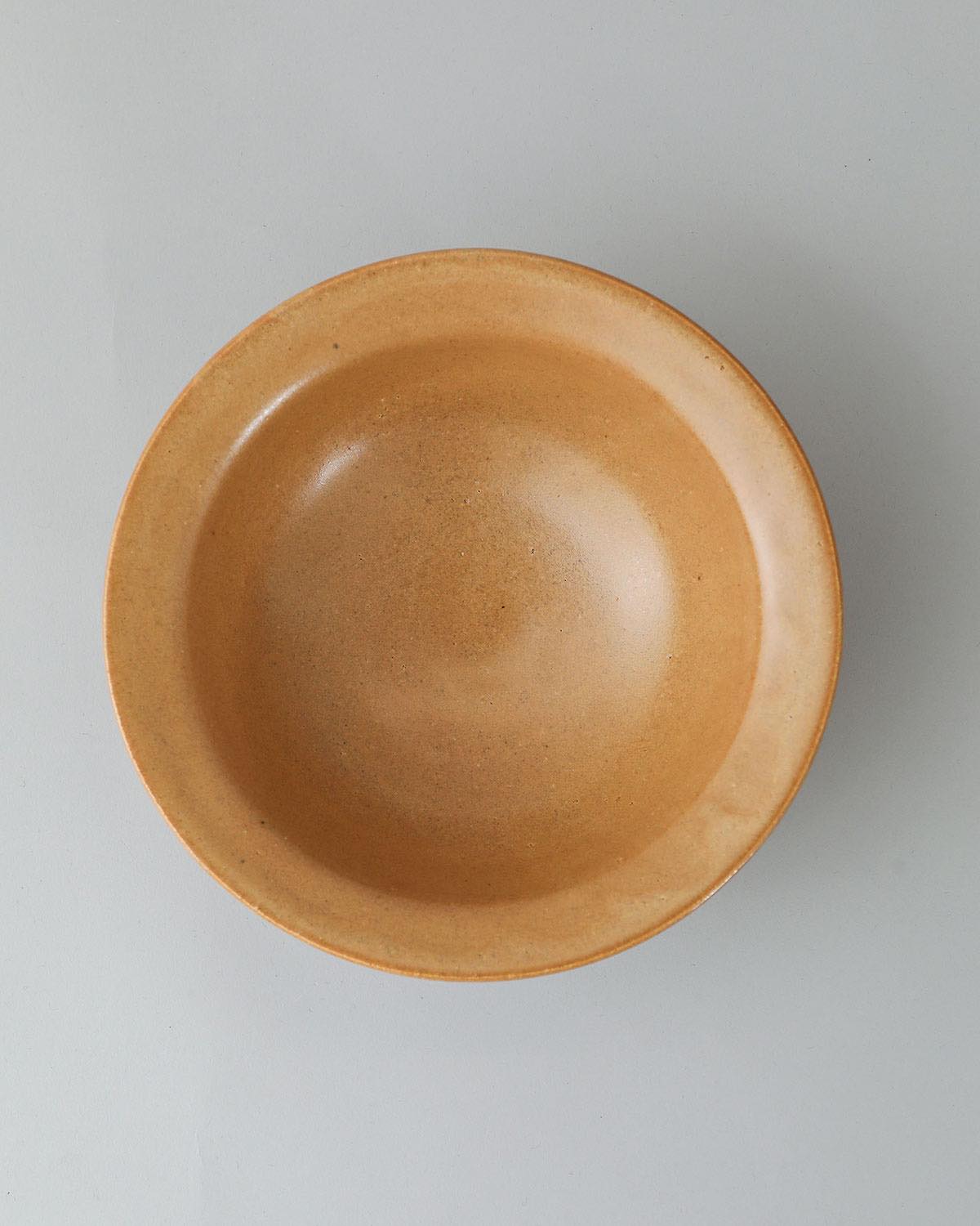 YELLOW GLAZE RIM BOWL