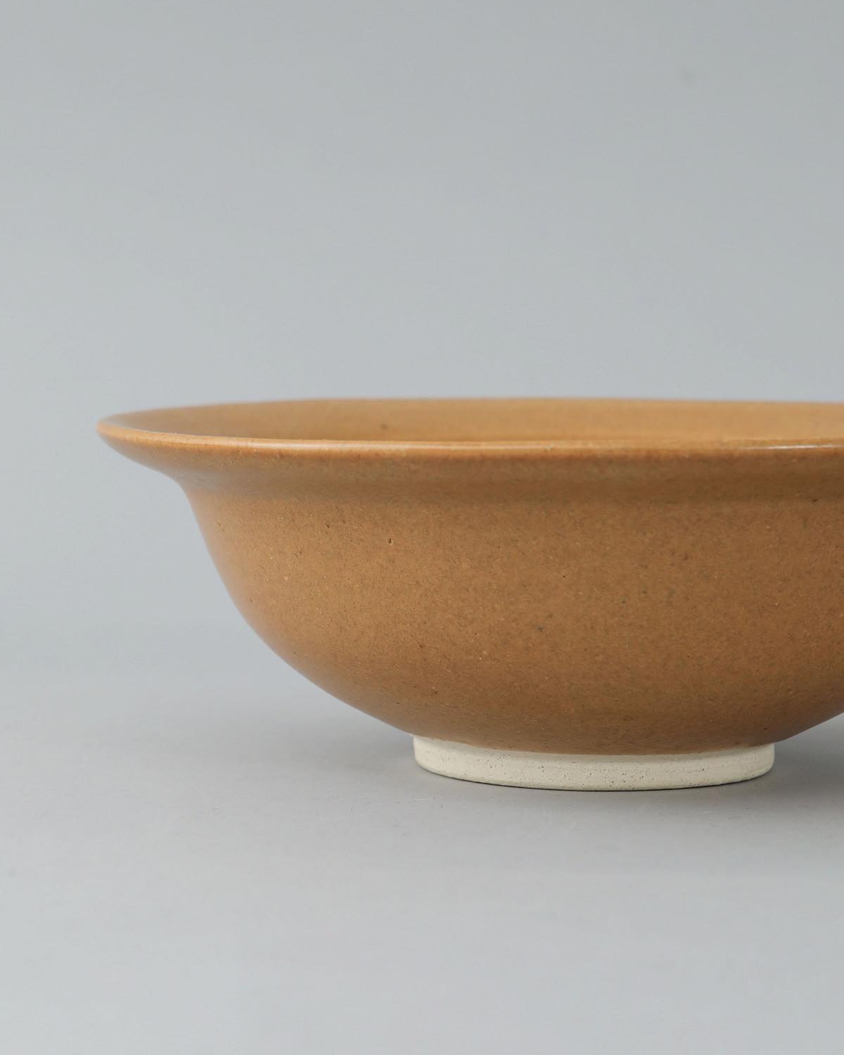 YELLOW GLAZE RIM BOWL