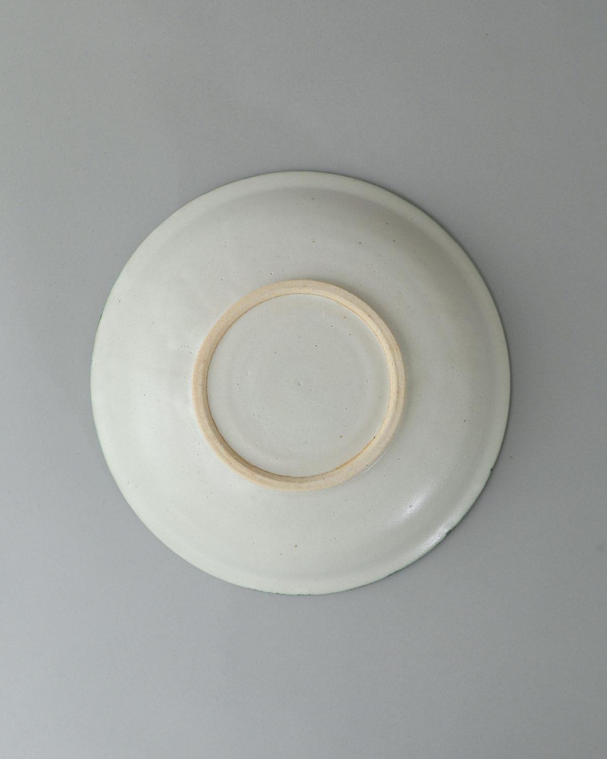 WHITE MATTE SHALLOW BOWL L