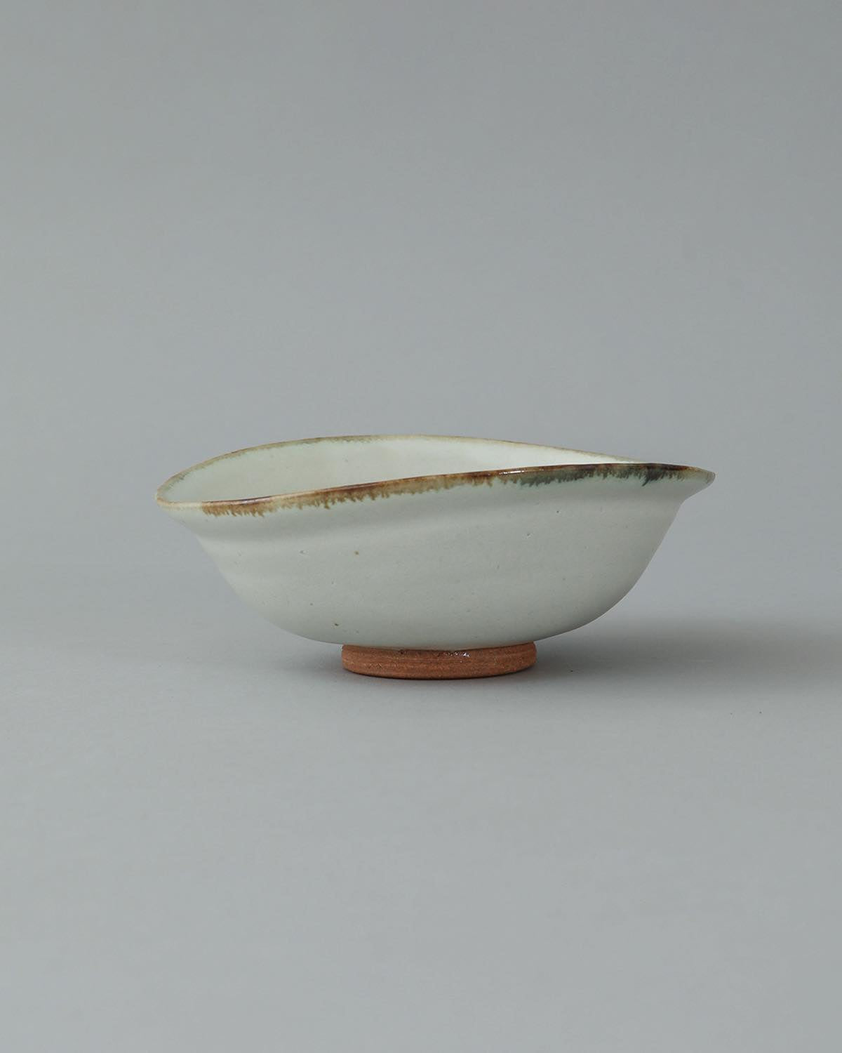 WHITE MATTE OVAL BOWL