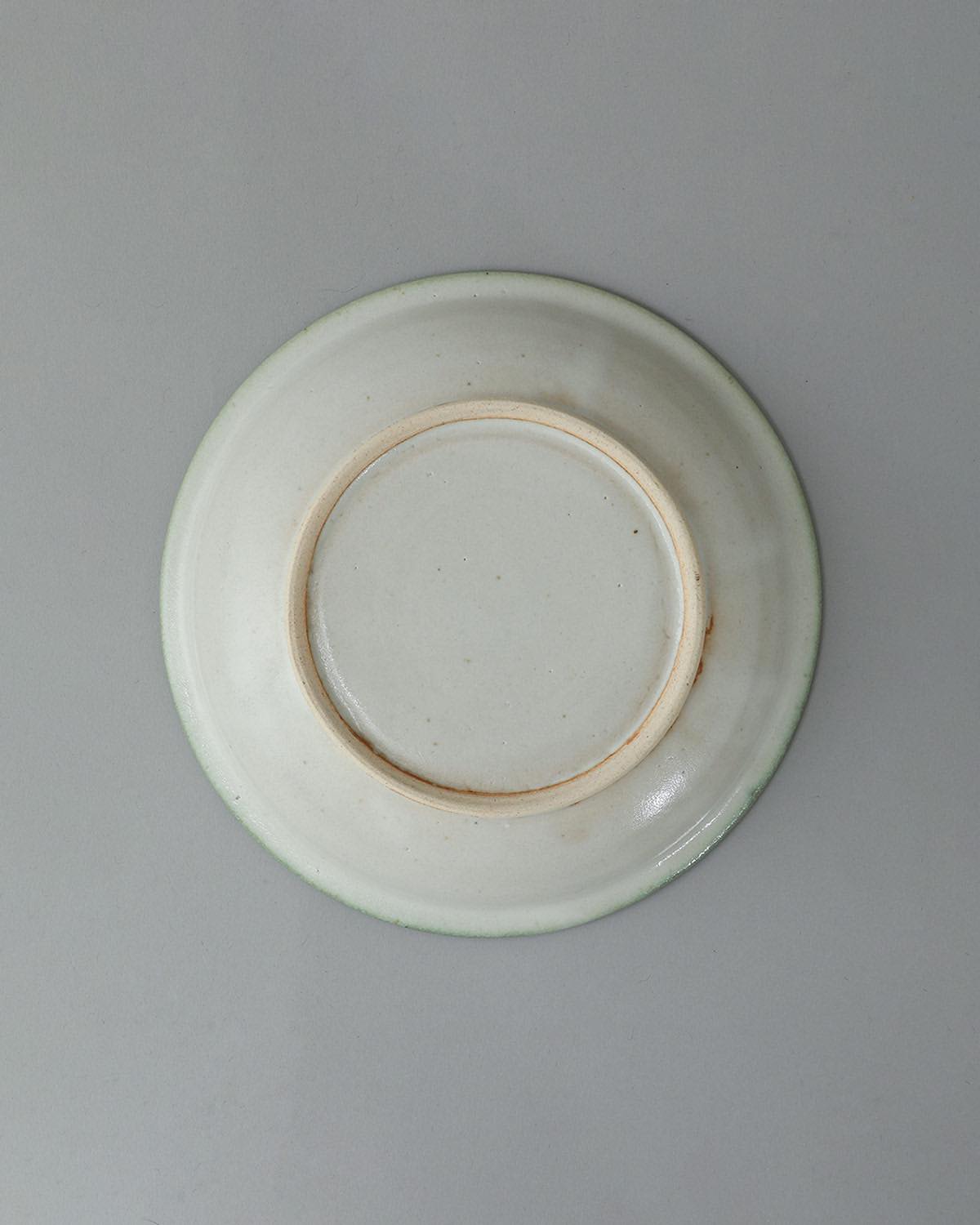 WHITE MATTE SOUP DISH SHALLOW BOWL