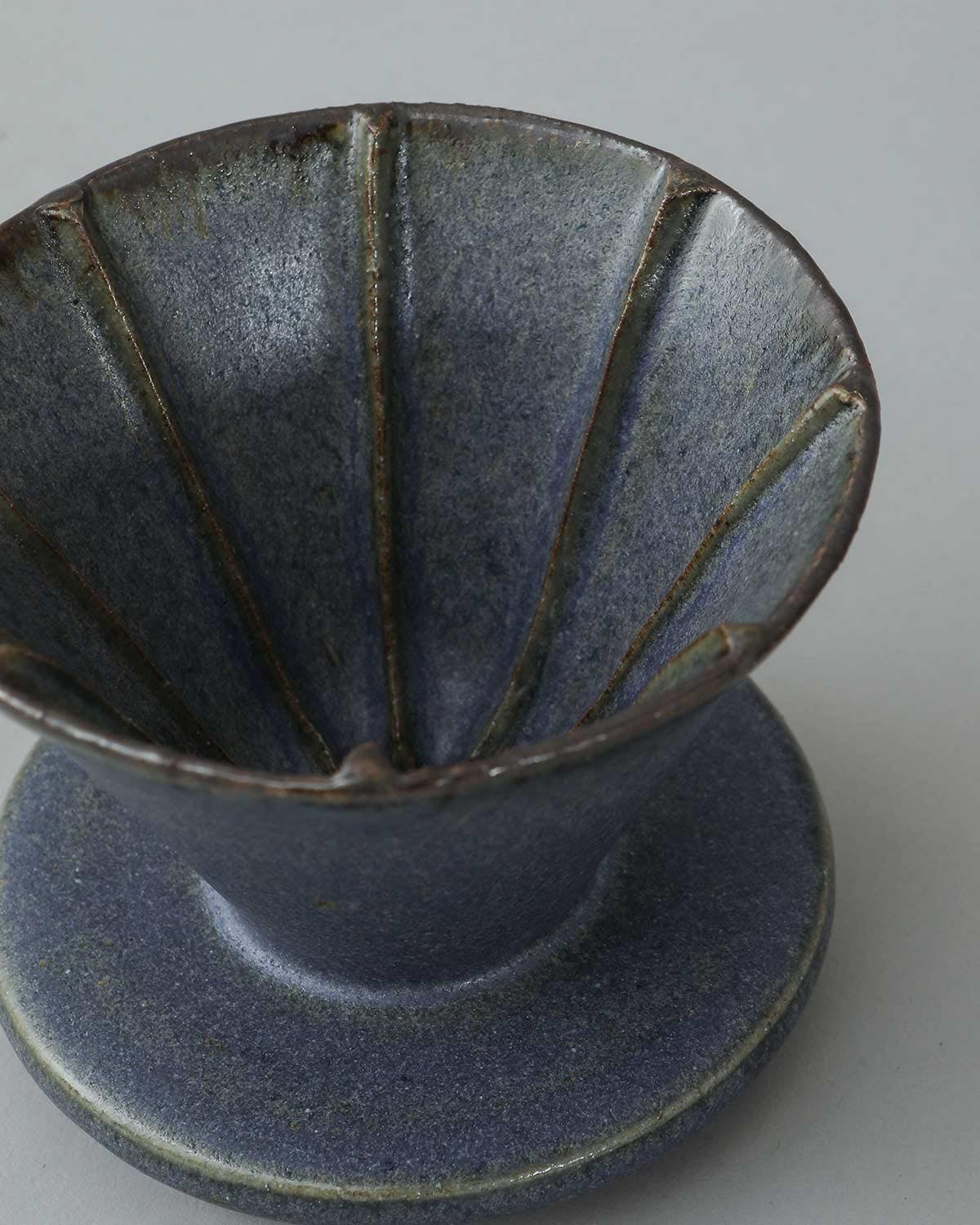 COBALT GLAZE COFFEE DRIPPER