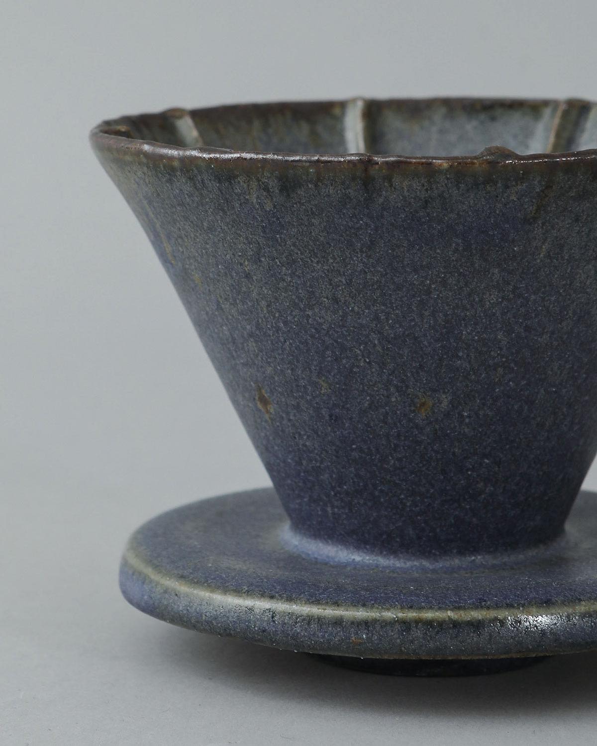 COBALT GLAZE COFFEE DRIPPER