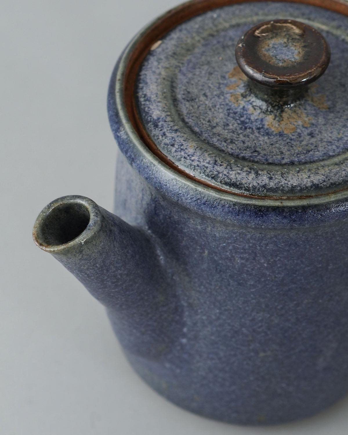 COBALT GLAZE COFFEE POT 450ML