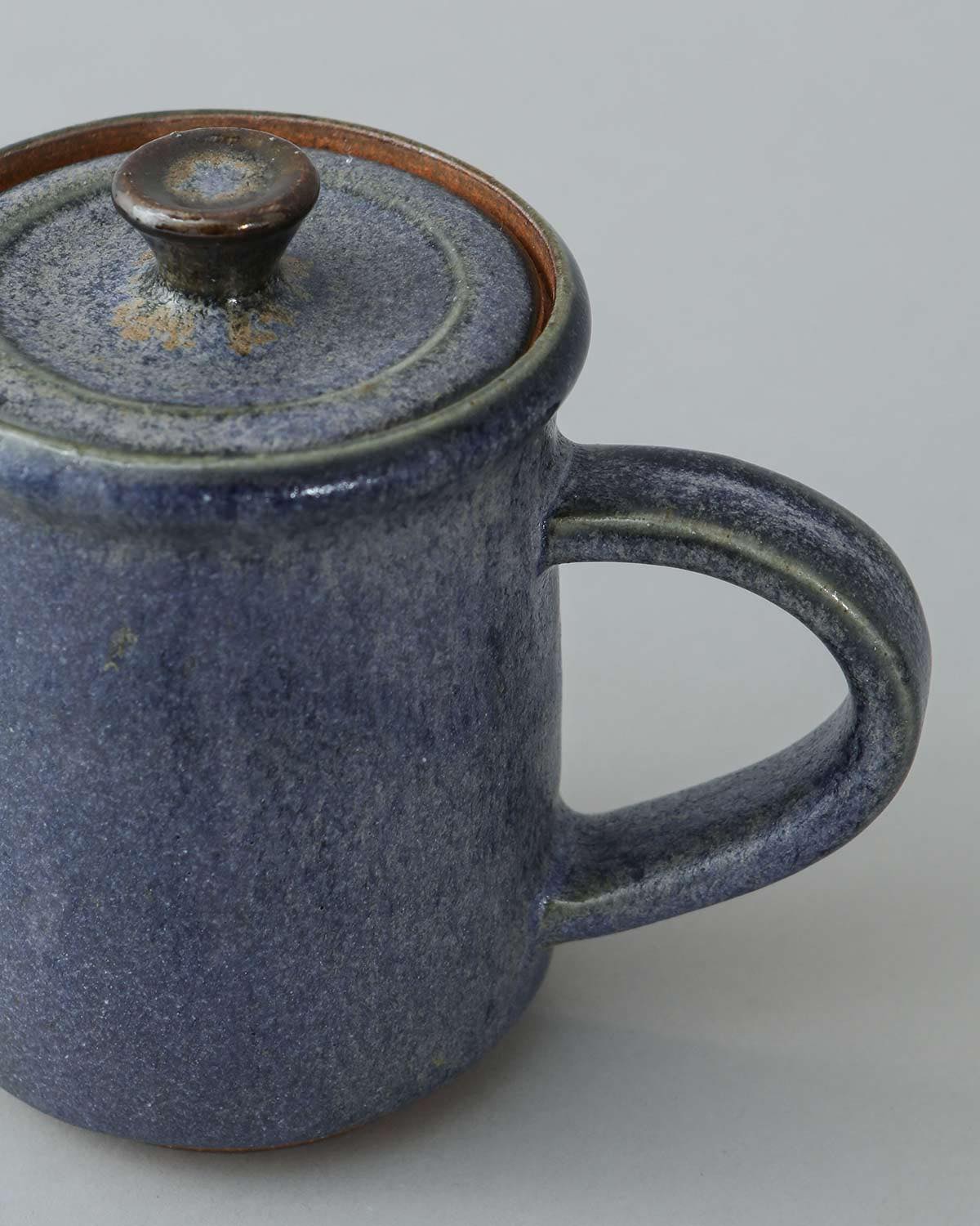 COBALT GLAZE COFFEE POT 450ML