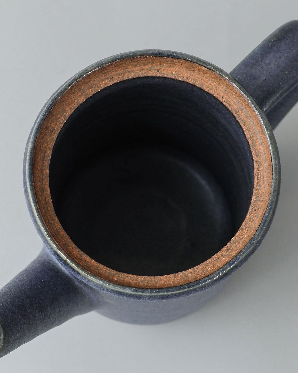 COBALT GLAZE COFFEE POT 600ML