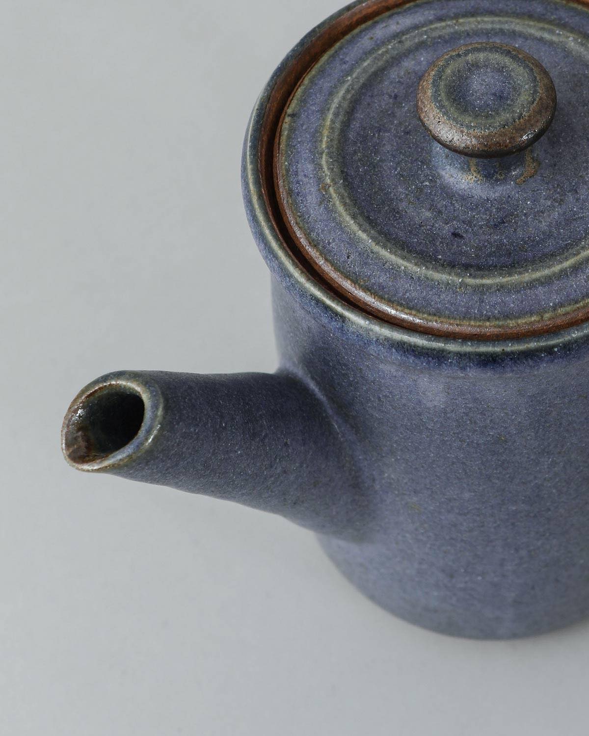 COBALT GLAZE COFFEE POT 600ML