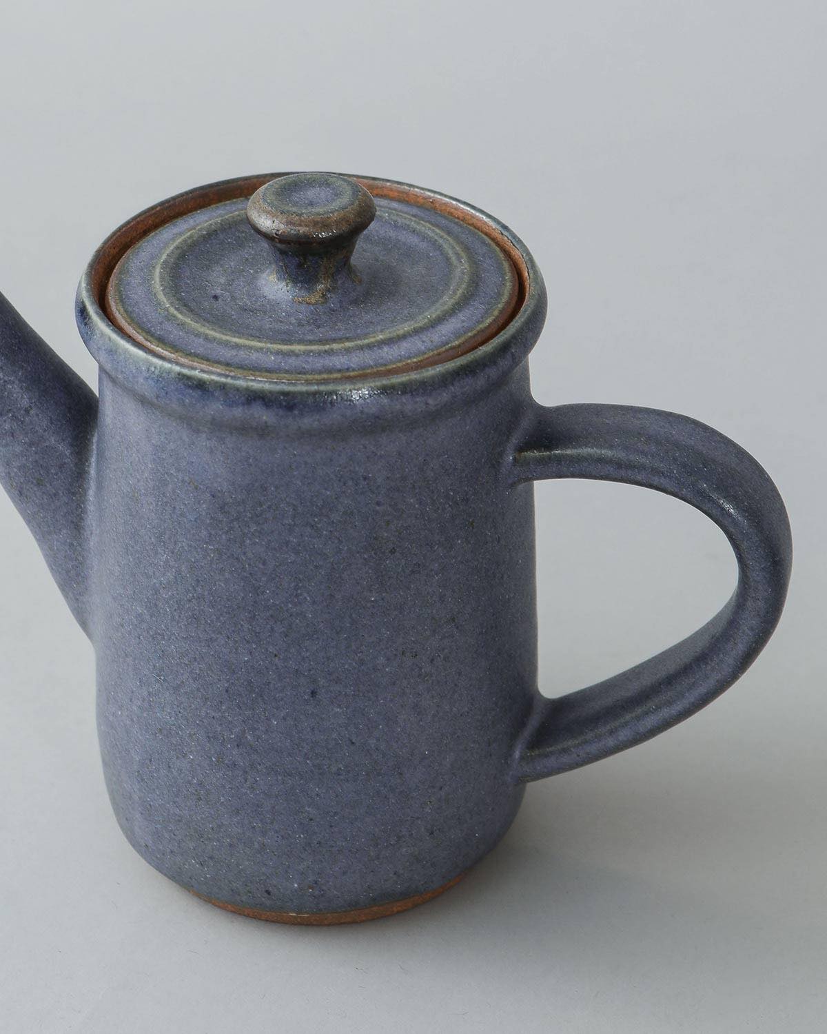 COBALT GLAZE COFFEE POT 600ML