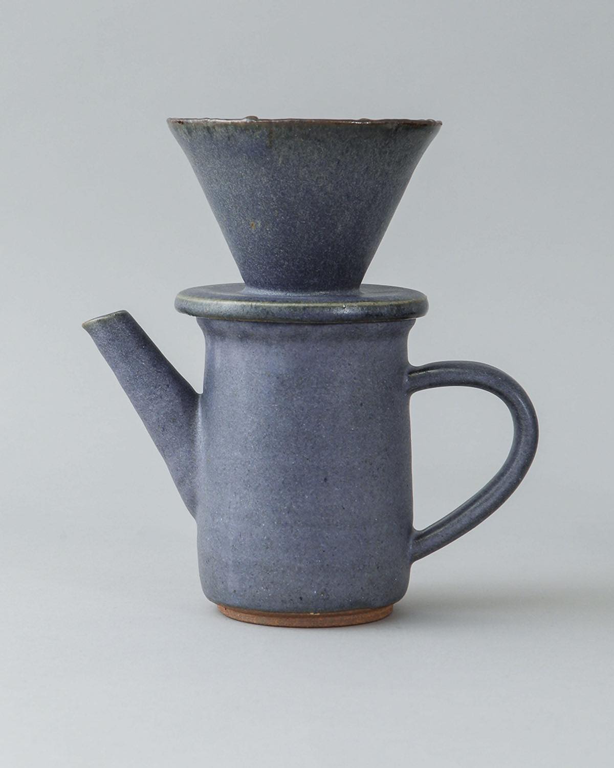 COBALT GLAZE COFFEE POT 600ML