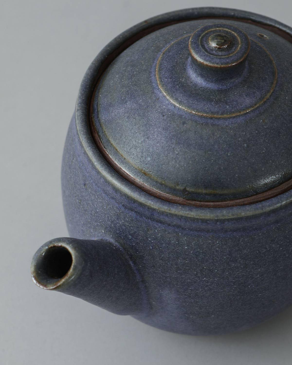 COBALT GLAZE TEAPOT