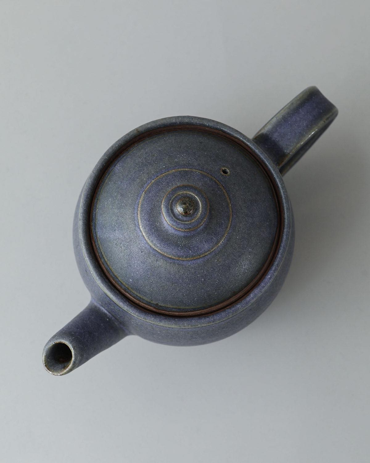 COBALT GLAZE TEAPOT