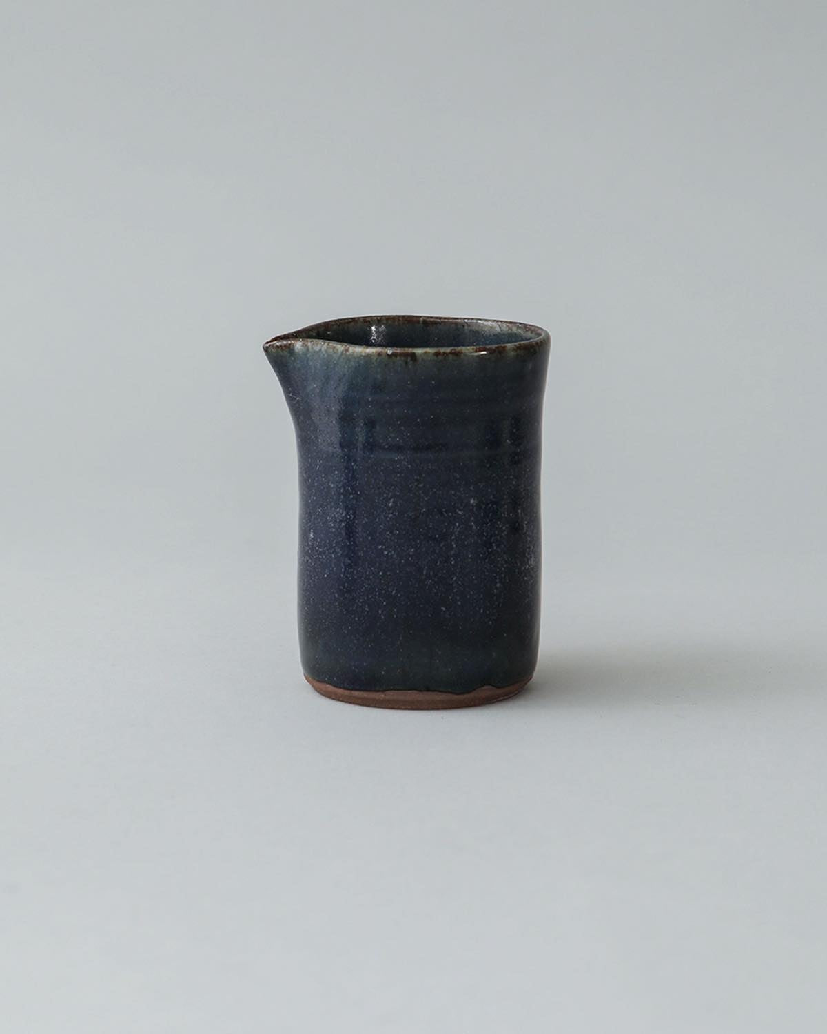 COBALT GLAZE JUG WITH SPOUT