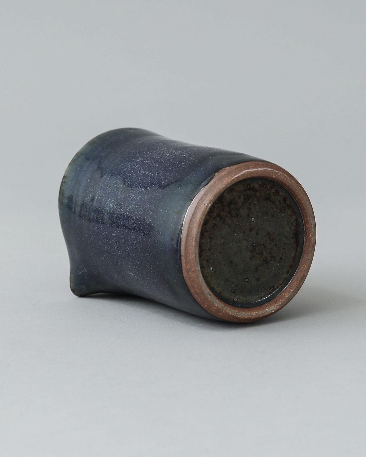 COBALT GLAZE JUG WITH SPOUT