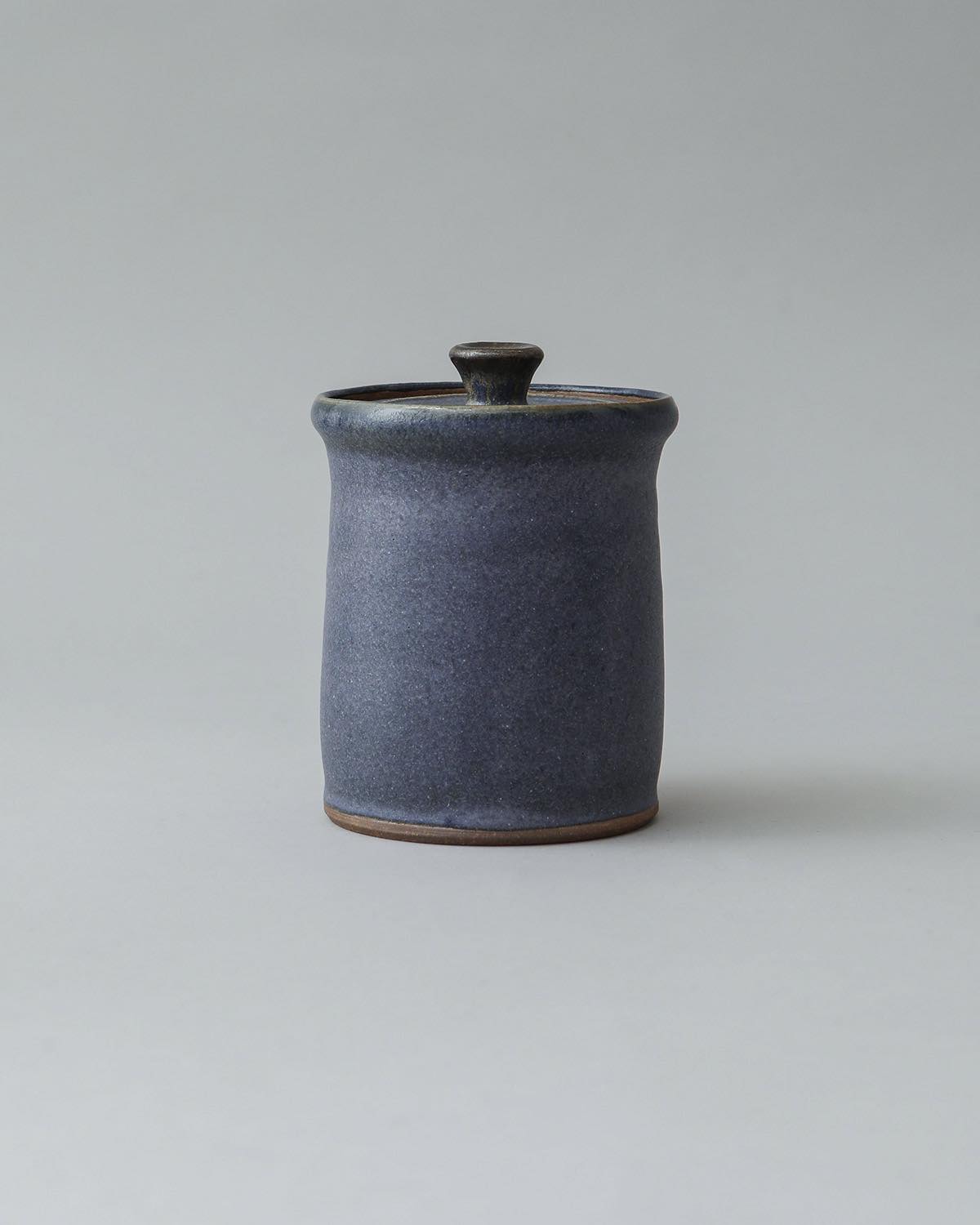 COBALT GLAZE CANISTER C