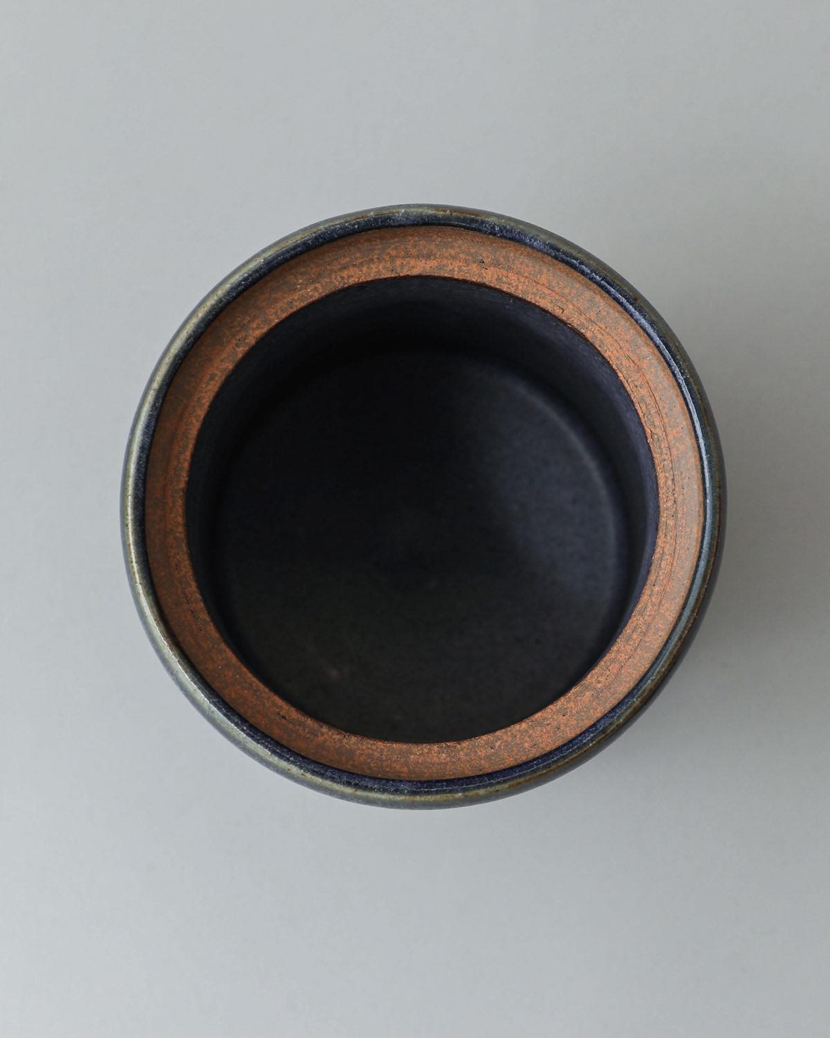 COBALT GLAZE CANISTER C