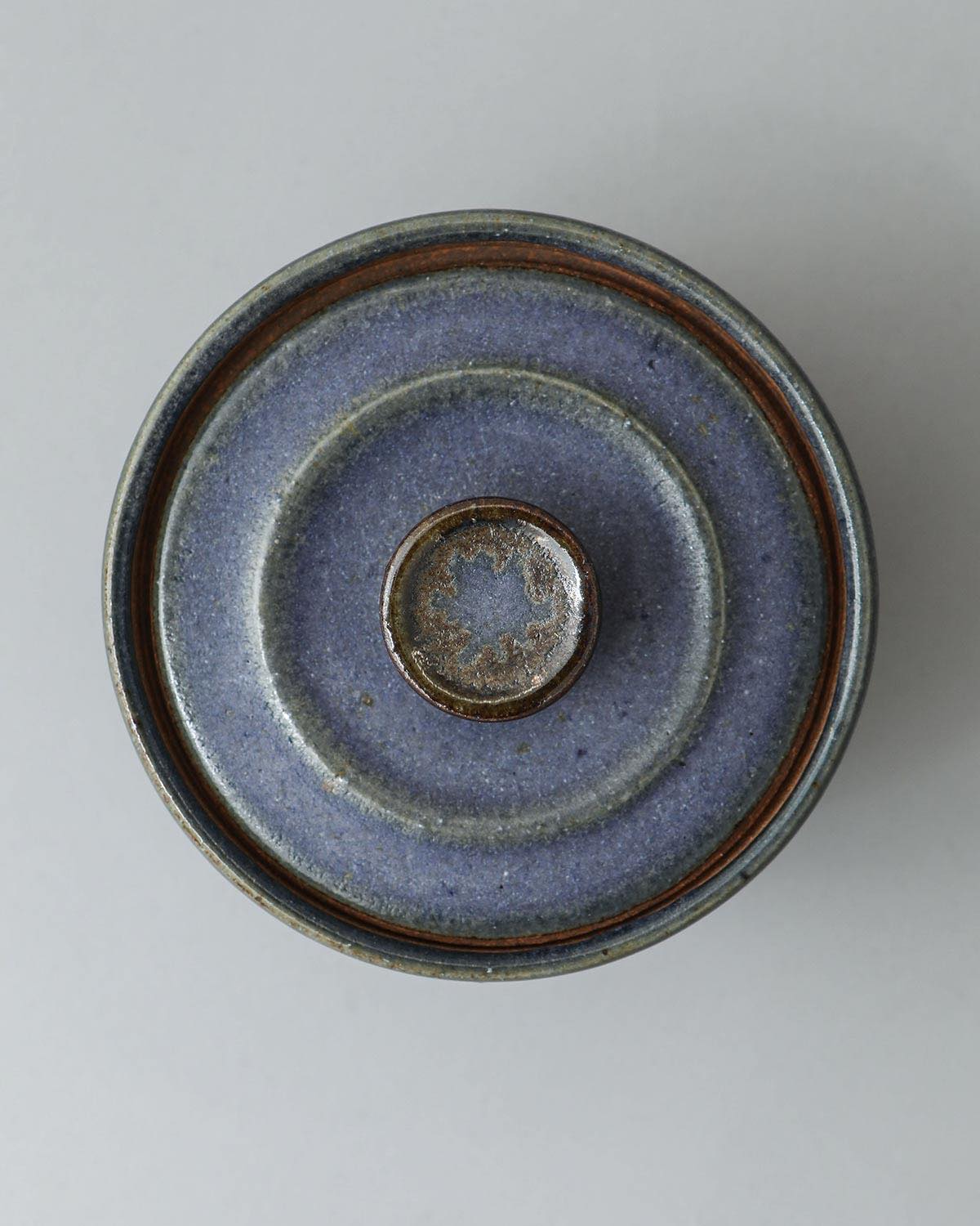 COBALT GLAZE CANISTER F