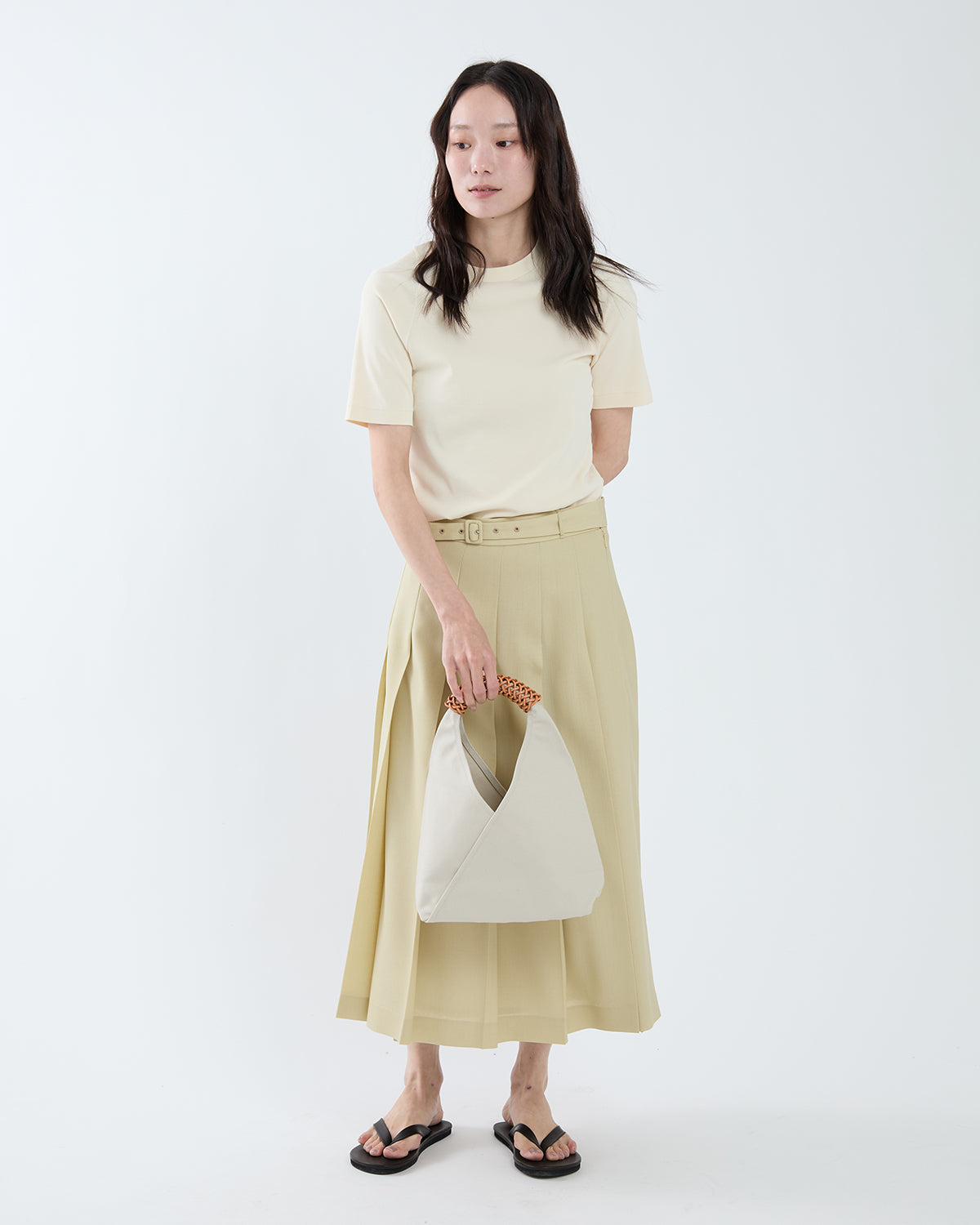 WOVEN TRIANGLE BAG 36 - CANVAS