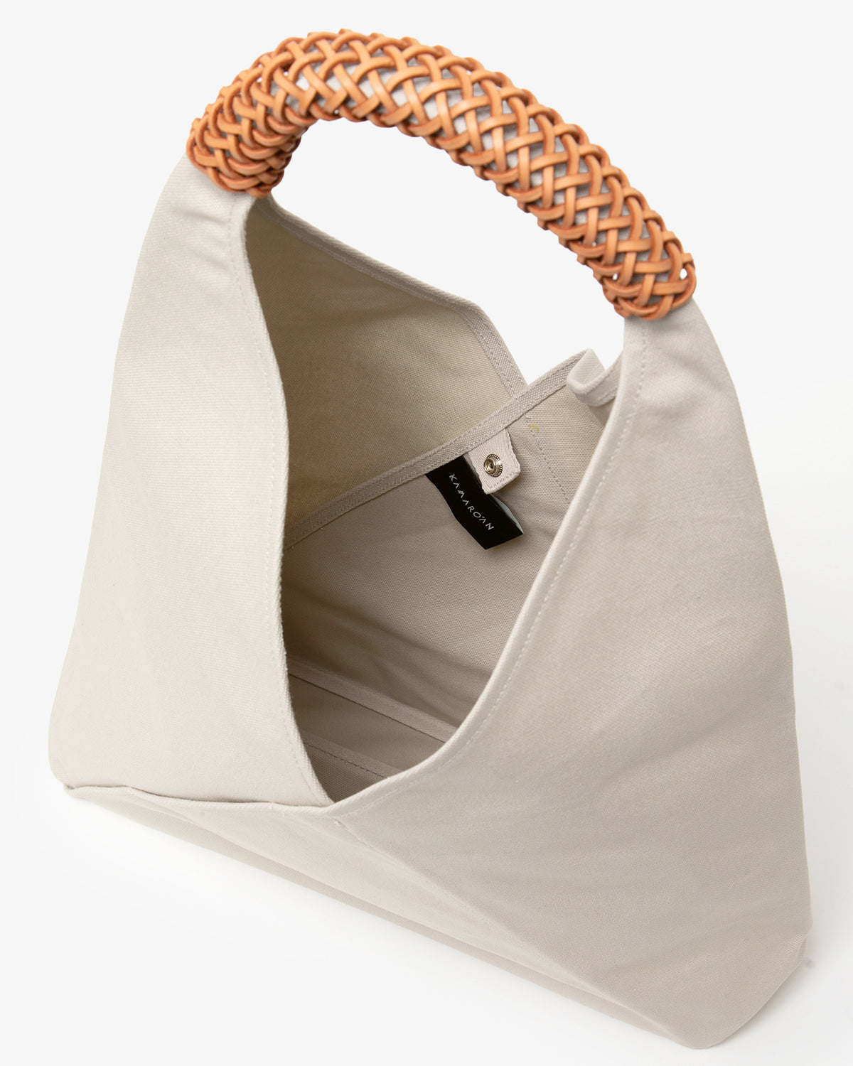 WOVEN TRIANGLE BAG 58 - CANVAS