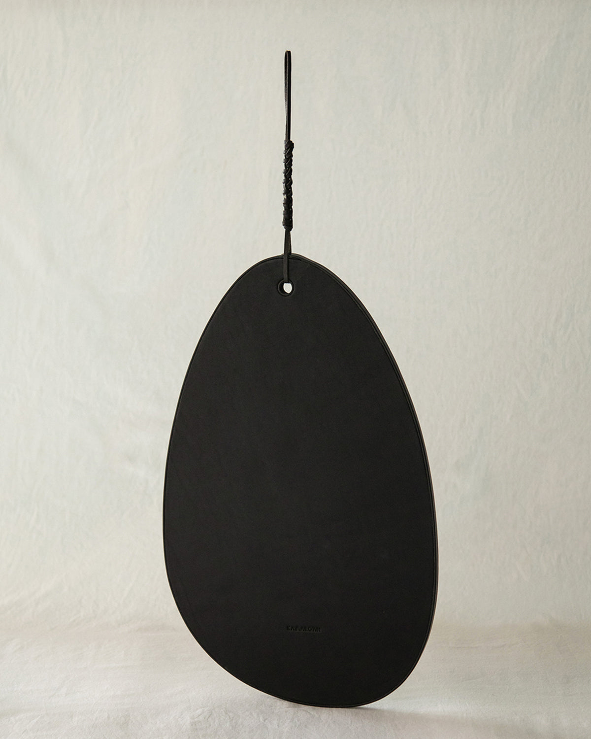 WOVEN PEBBLE MIRROR 45