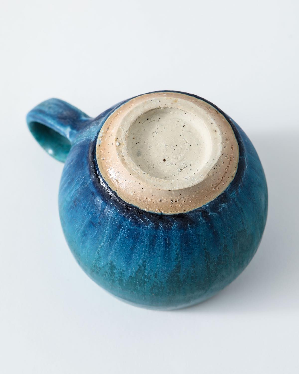 MARU MUG CUP -  BLUE GLAZE LANDSCAPE