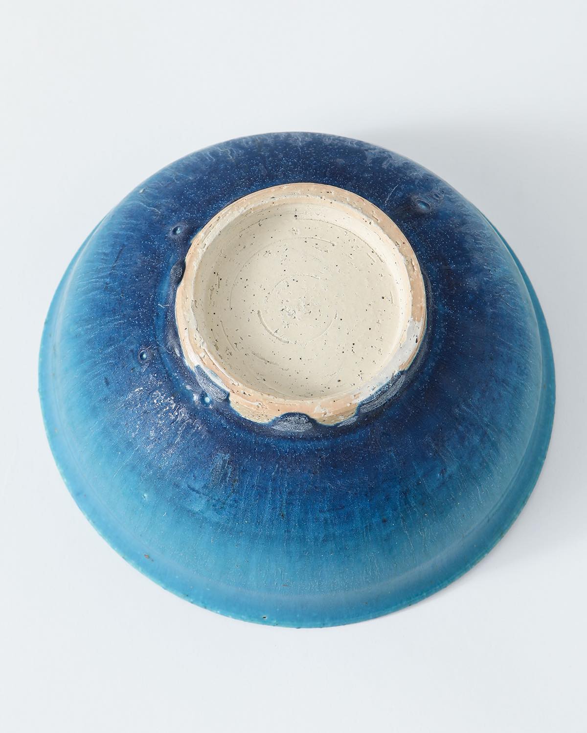 RICE BOWL - BLUE GLAZE LANDSCAPE