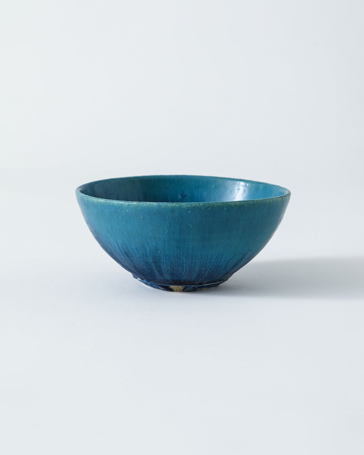 13cm BOWL - BLUE GLAZE LANDSCAPE