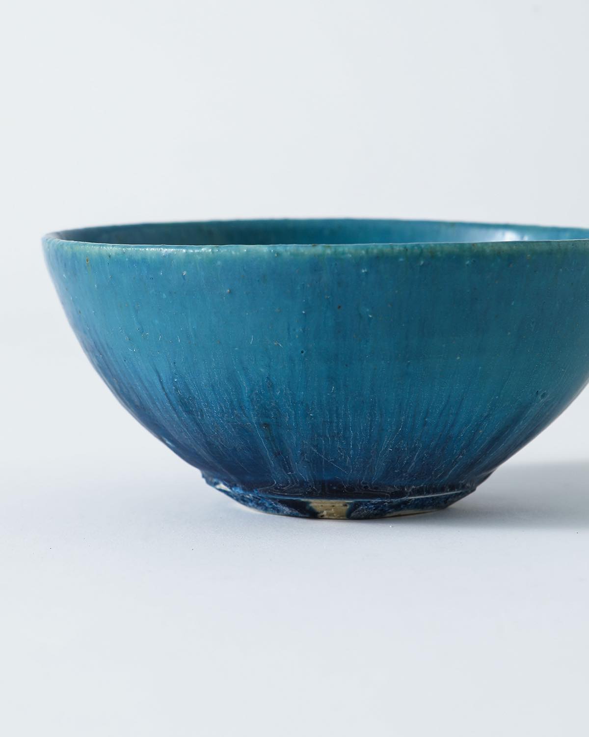 13cm BOWL - BLUE GLAZE LANDSCAPE