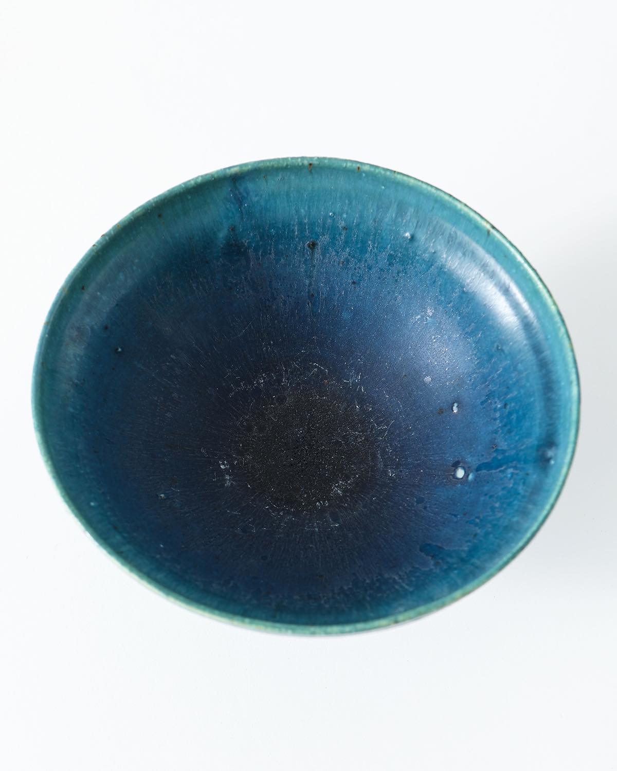 BOWL - BLUE GLAZE LANDSCAPE