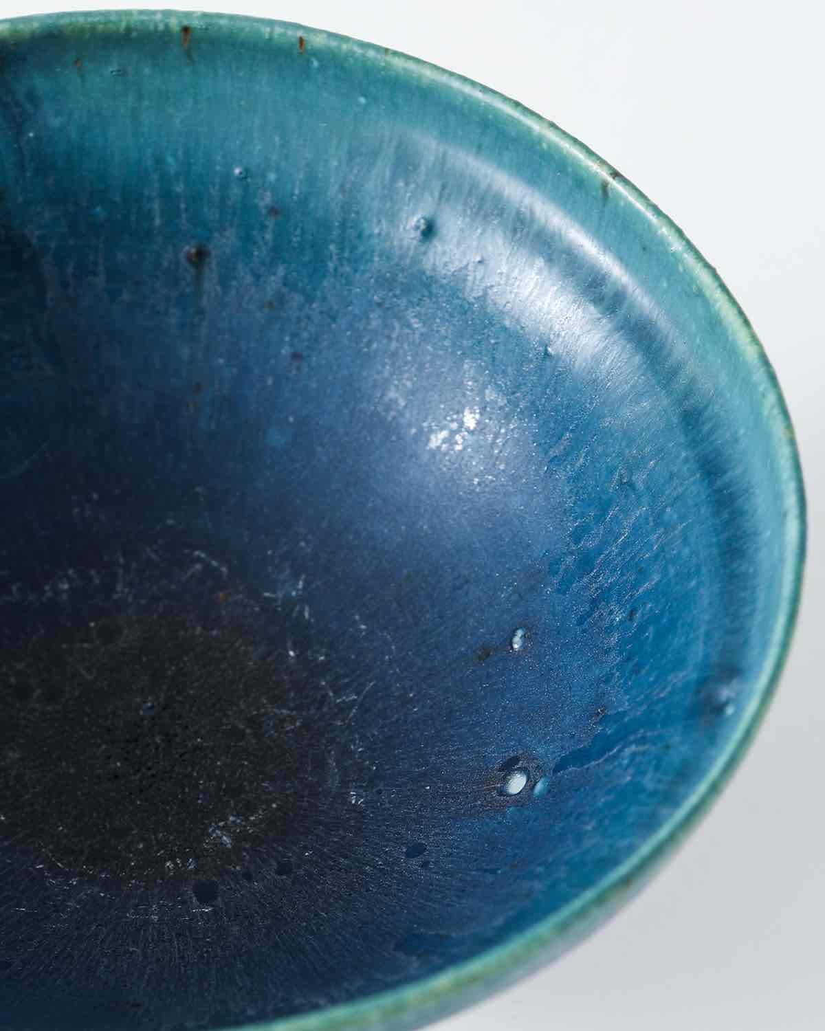 BOWL - BLUE GLAZE LANDSCAPE