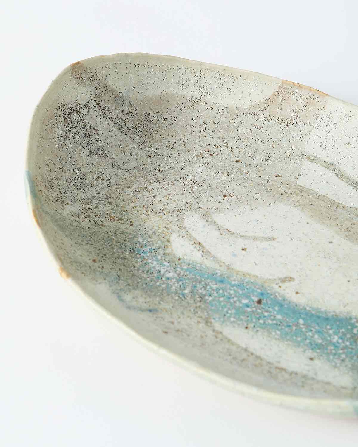 OVAL PLATE LARGE - SHELL AND SEA