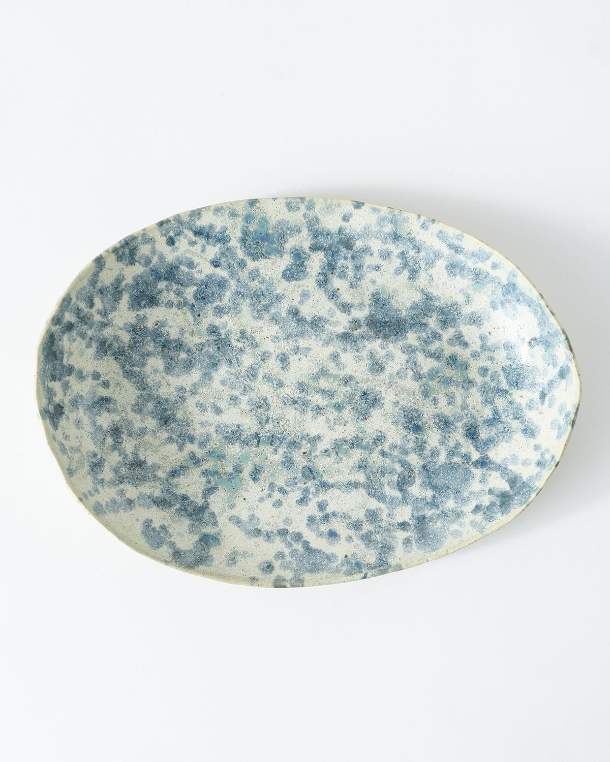 OVAL PLATE LARGE - MORNING MIST