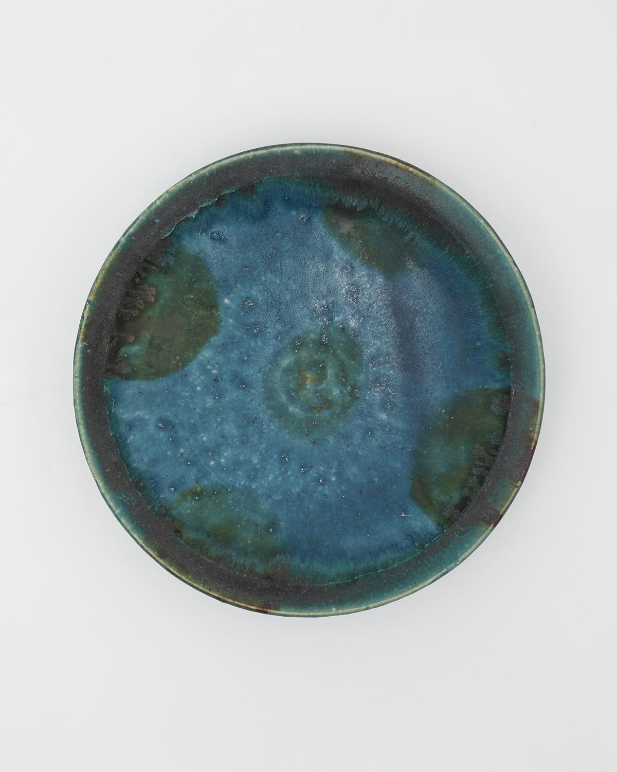 MEDIUM BOWL –  BLUE GLAZE SCENERY