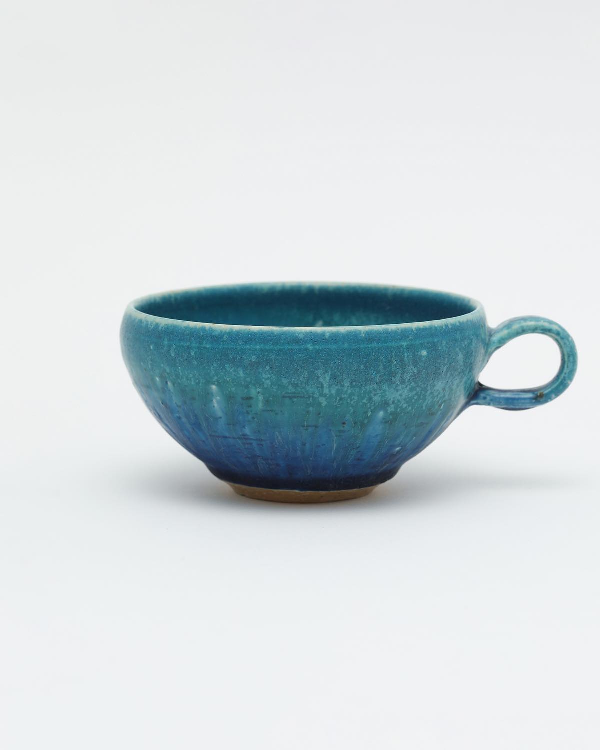 SOUP CUP – BLUE GLAZE SCENERY