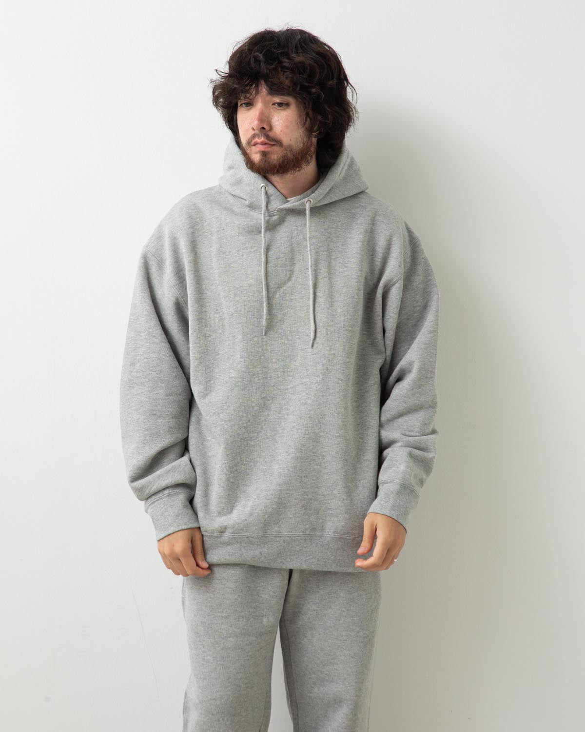 HEAVY HOODED SWEATSHIRT - SEAM POCKET