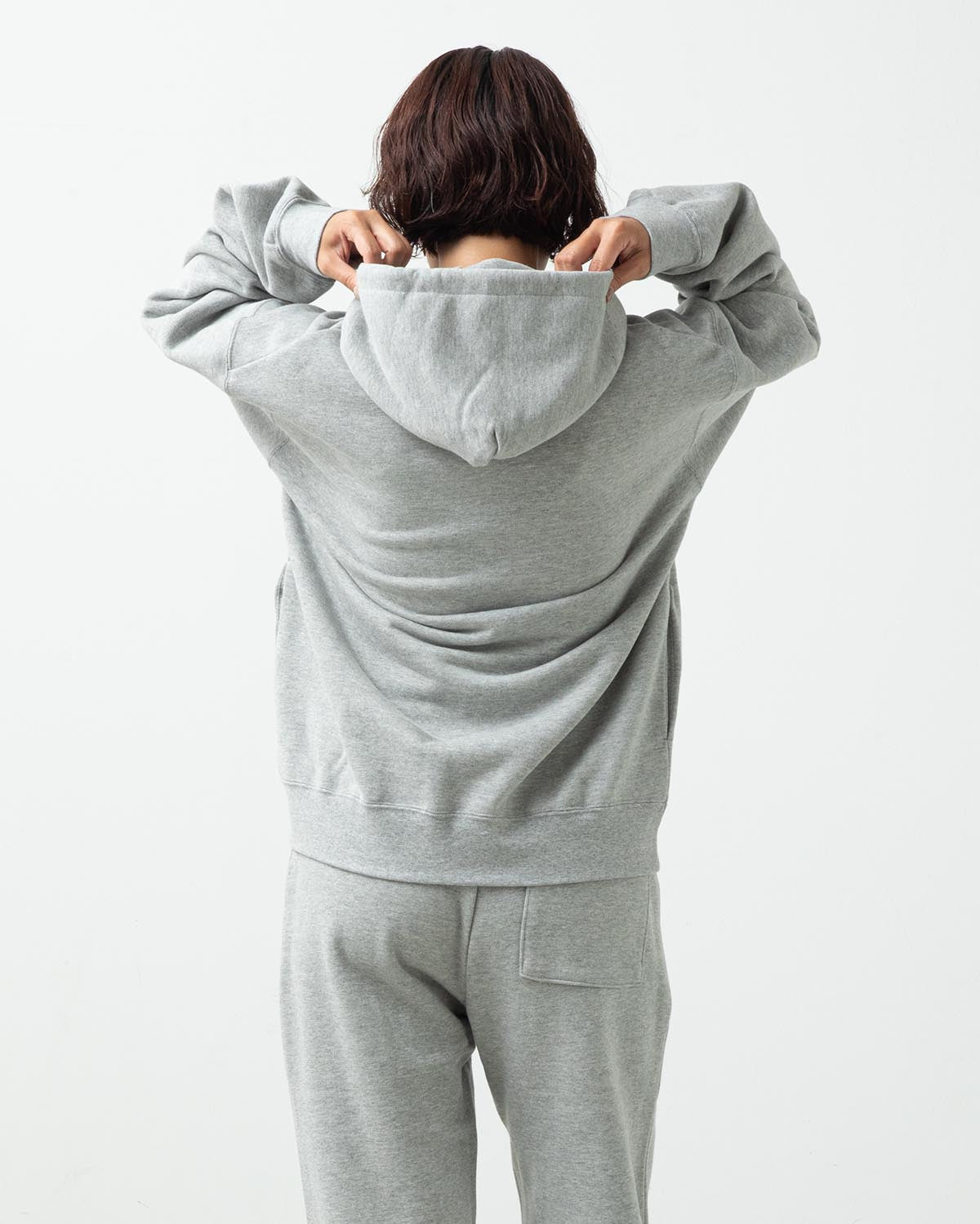 HEAVY HOODED SWEATSHIRT - SEAM POCKET