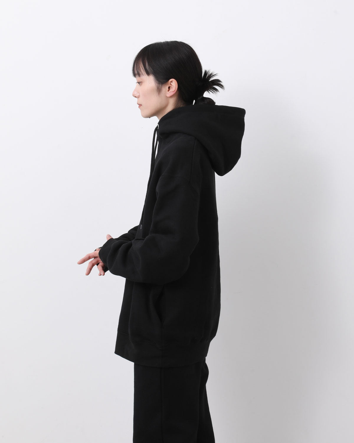 HEAVY HOODED SWEATSHIRT - SEAM POCKET