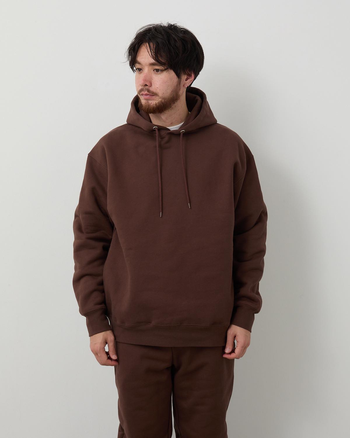HEAVY HOODED SWEATSHIRT - SEAM POCKET