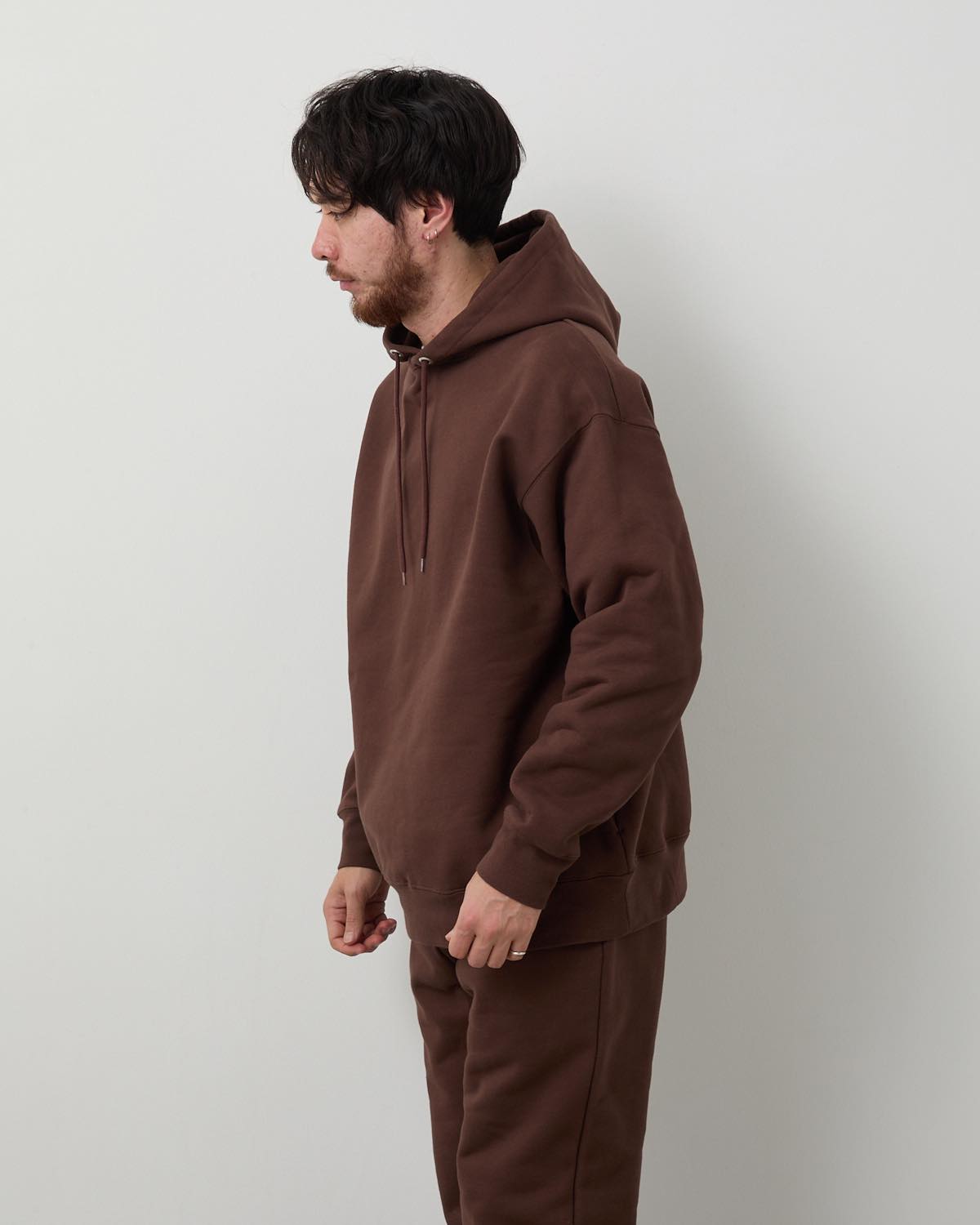 HEAVY HOODED SWEATSHIRT - SEAM POCKET