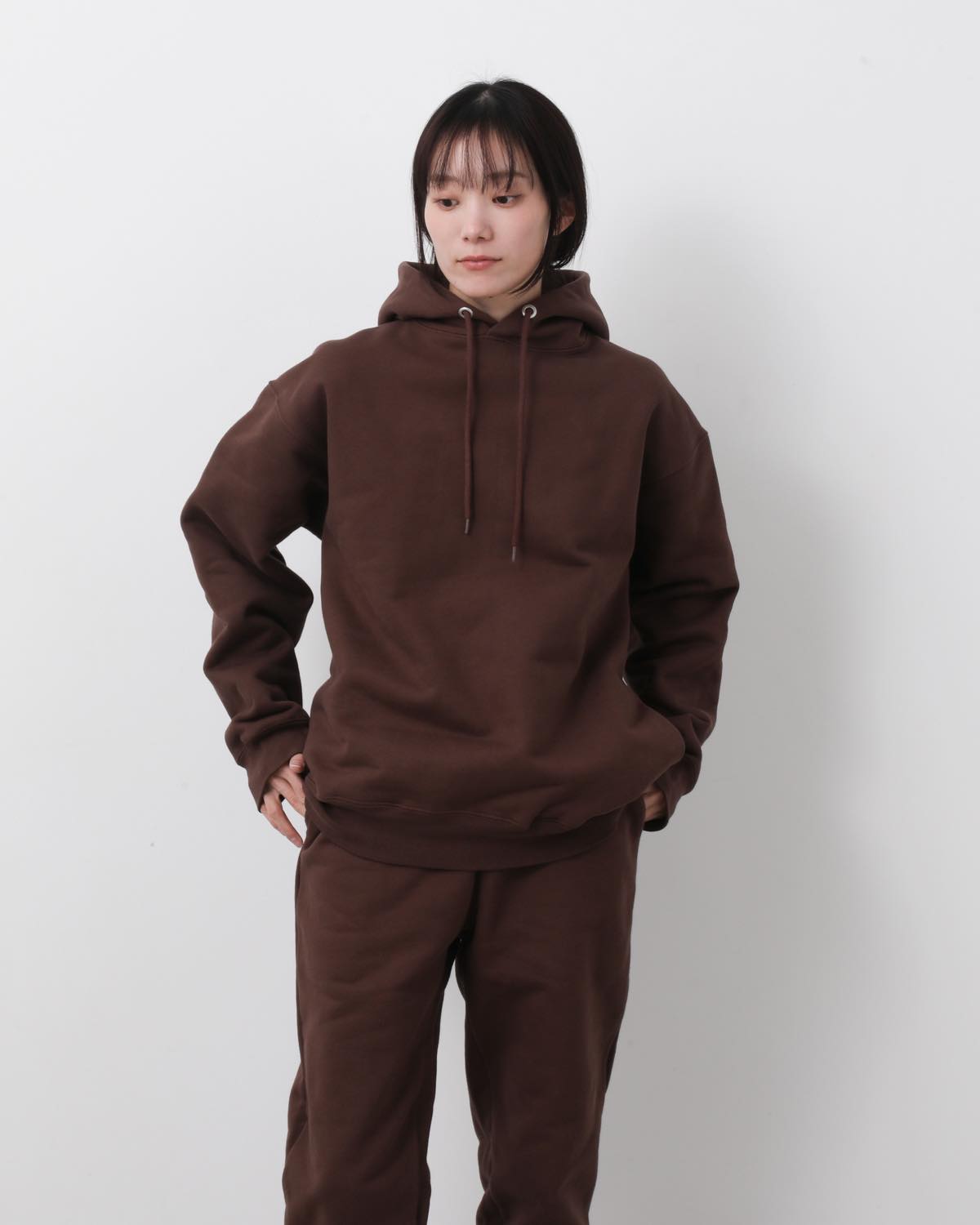 HEAVY HOODED SWEATSHIRT - SEAM POCKET