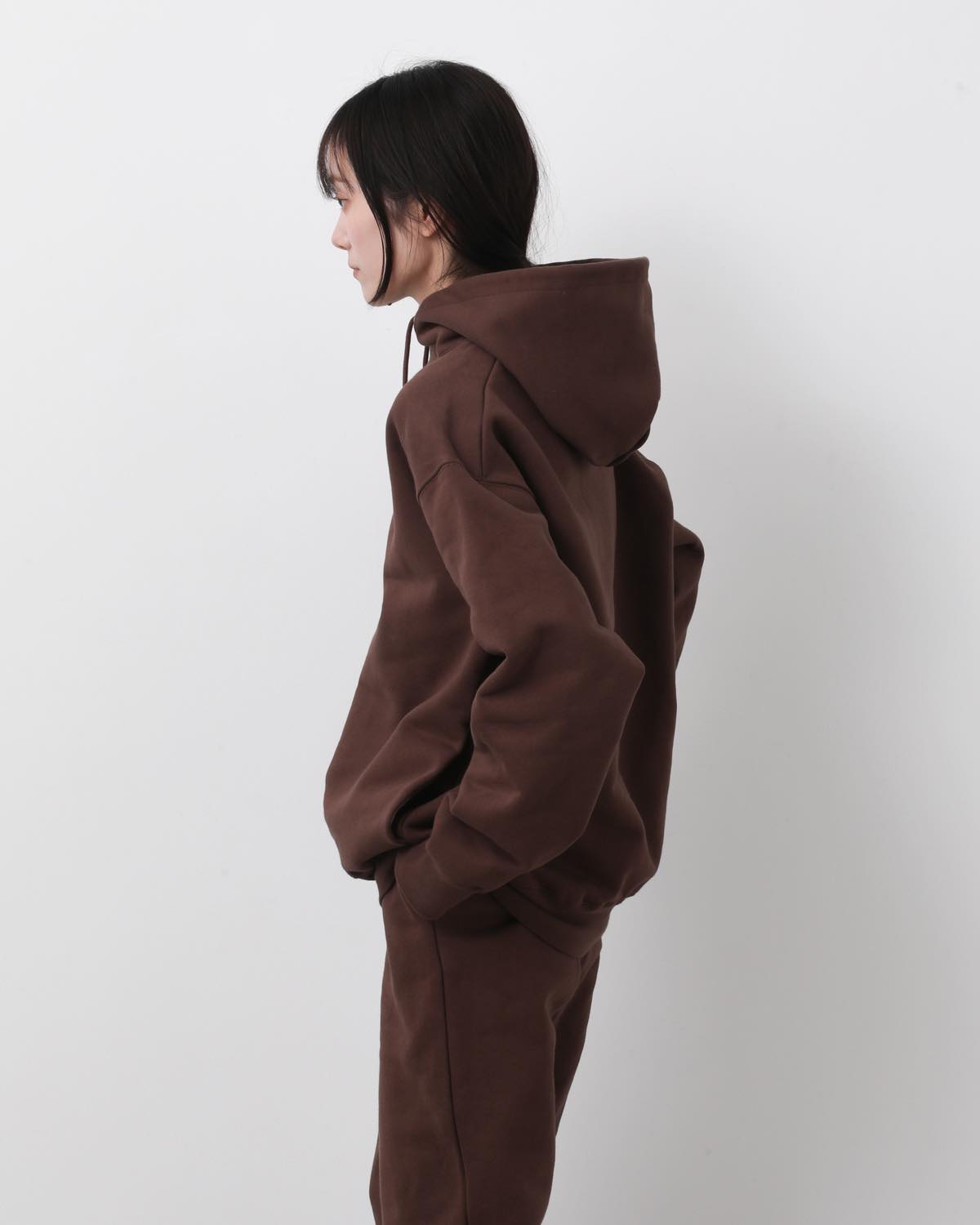 HEAVY HOODED SWEATSHIRT - SEAM POCKET