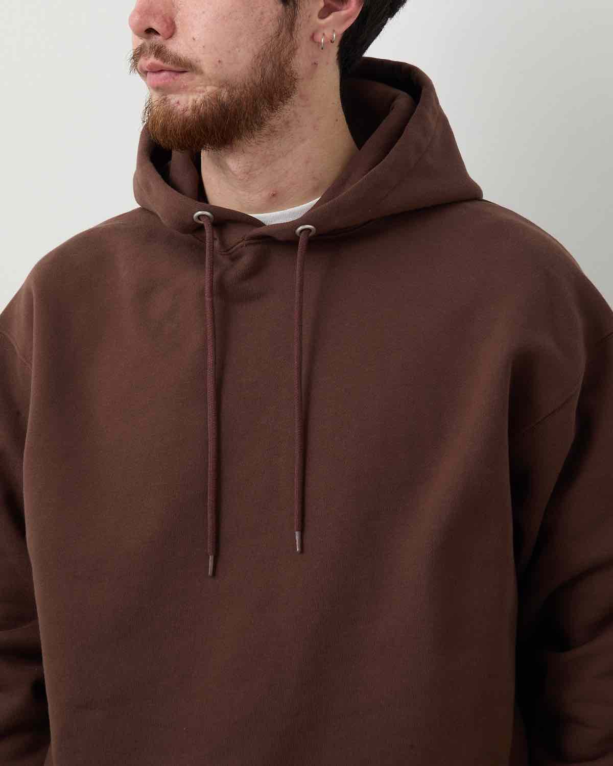 HEAVY HOODED SWEATSHIRT - SEAM POCKET
