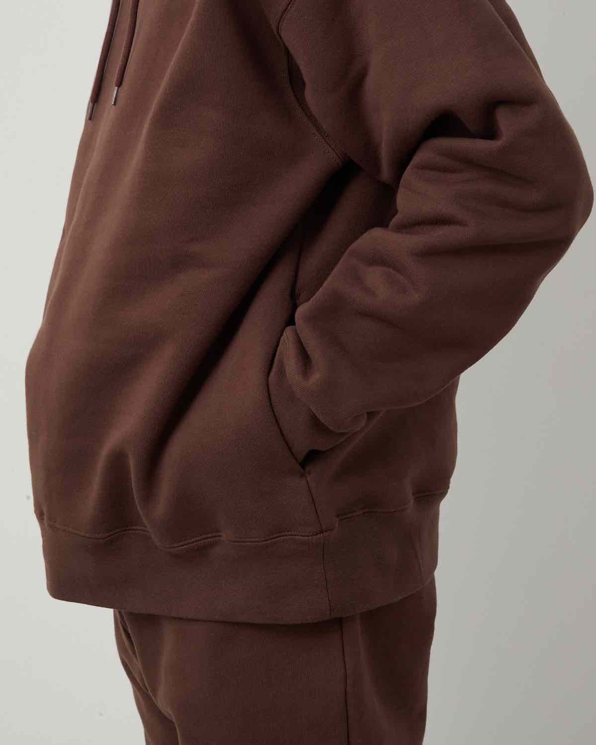 HEAVY HOODED SWEATSHIRT - SEAM POCKET