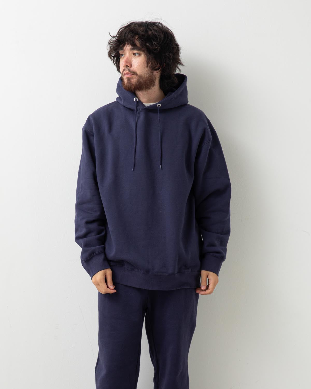 HEAVY HOODED SWEATSHIRT - SEAM POCKET